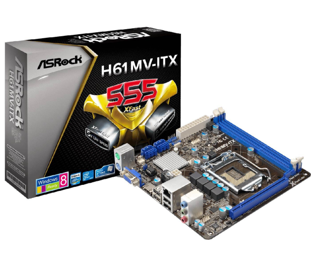 ASRock H61MV-ITX (H61 PCI-E DDR3) - 127175 - zdjęcie